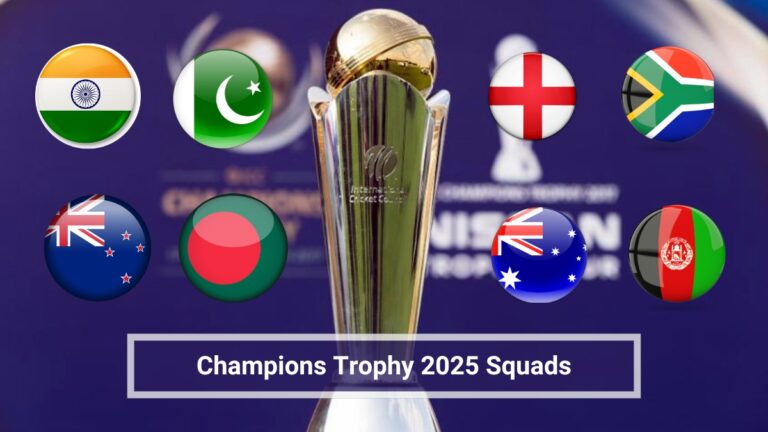 champions trophy 2025 squads